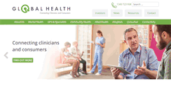 Desktop Screenshot of global-health.com